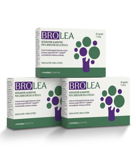 Brolea integratore vie urinarie - 3 confezioni da 30 capsule