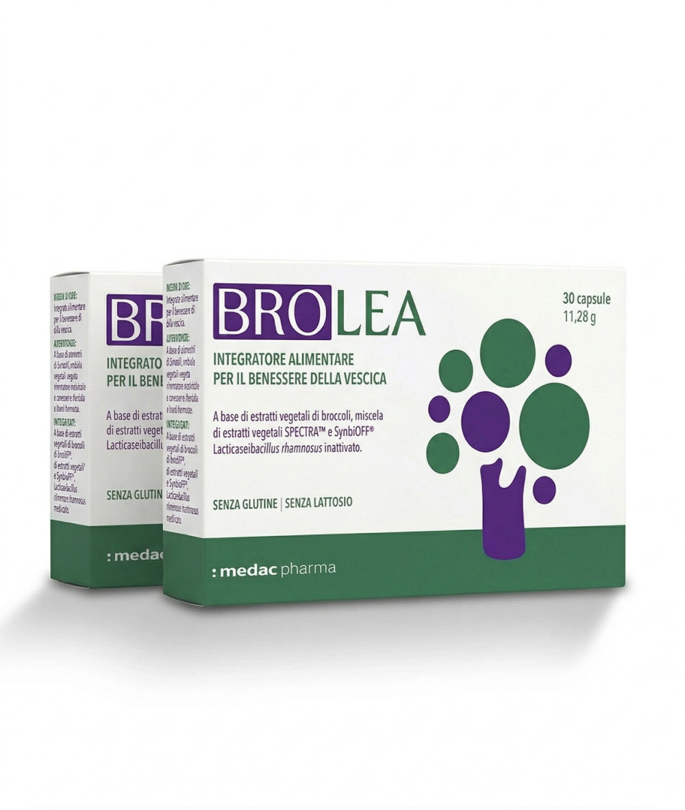 Brolea integratore vie urinarie - 2 confezioni da 30 capsule